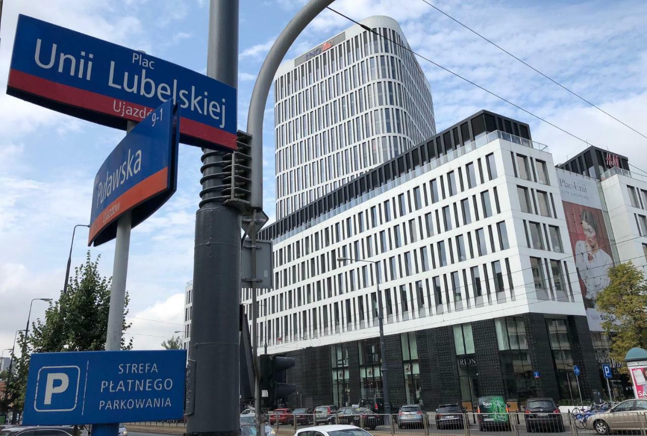 Pulawska Nr 1 Appartement Warschau Buitenkant foto